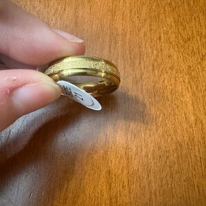 Men's Gold-Tone Band Ring